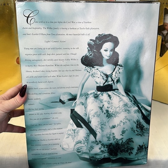 BARBIE AS SCARLETT WITH KEN AS REHETT DOLL COLLECTION - Picture 9 of 13